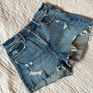 Abercrombie & Fitch Curve Love High Rise Mom Short